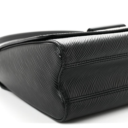 Louis Vuitton Epi Twist Shoulder Bag MM Matte Black 8 of 9