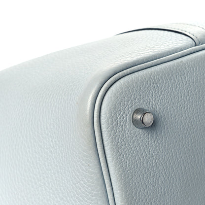 Hermes Taurillon Clemence Picotin Lock 22 MM Bleu Pale 11 of 13