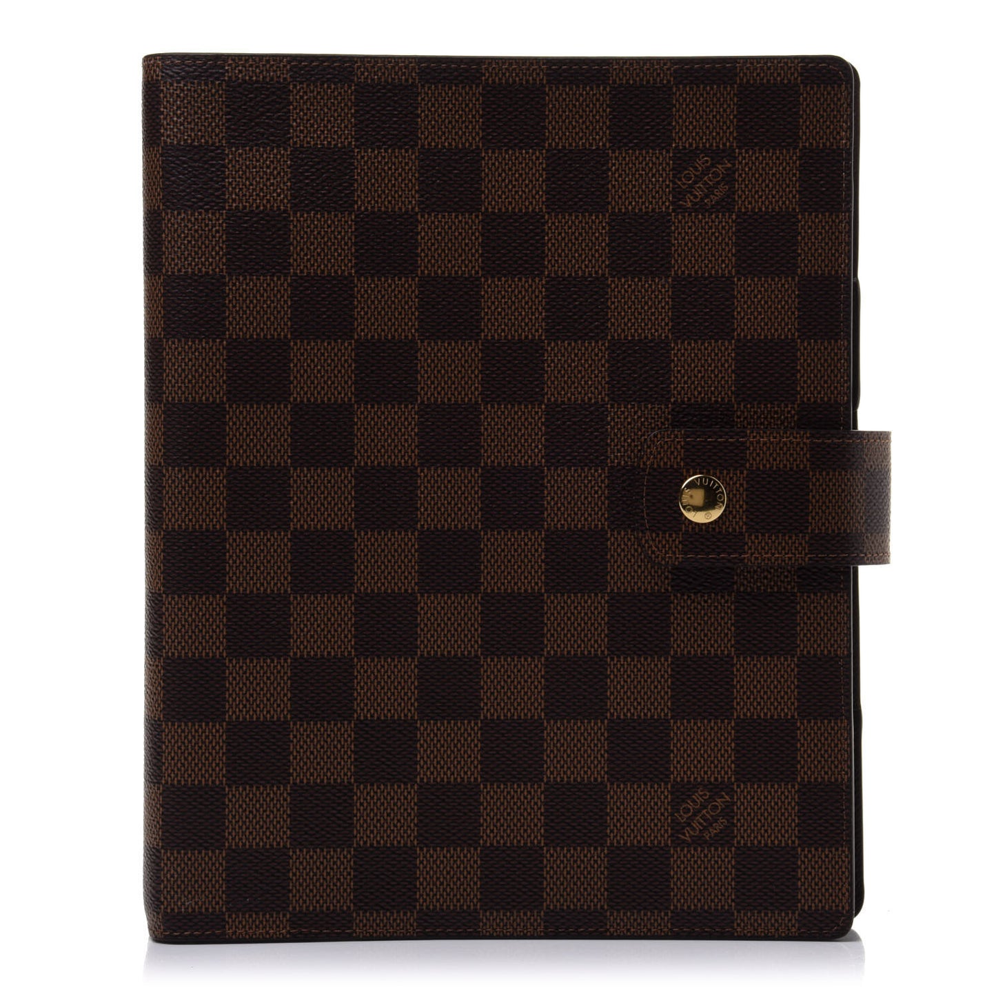 Damier Ebene Large Ring Agenda Cover