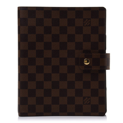 Louis Vuitton Damier Ebene Large Ring Agenda Cover 1 of 8