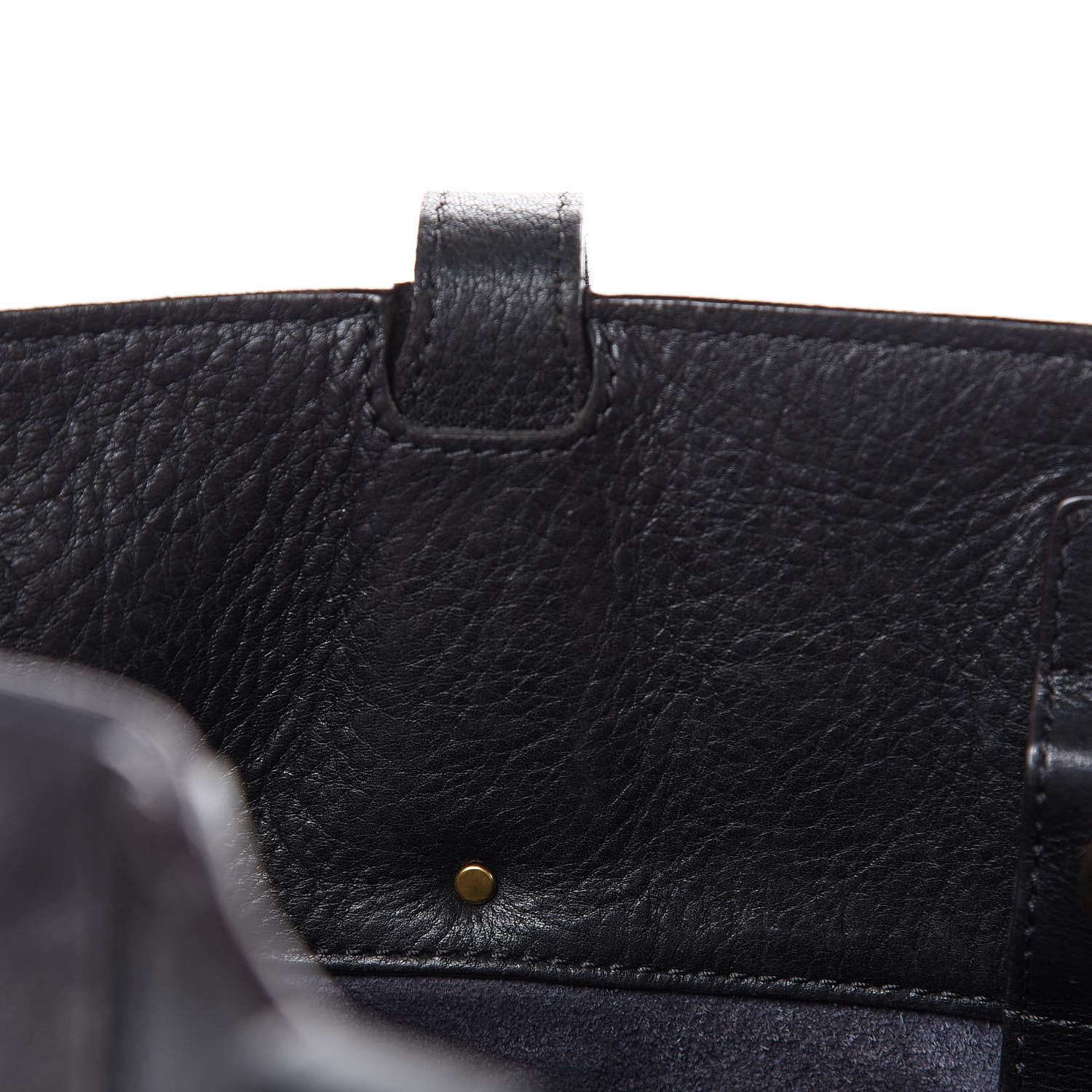 Chloe Smooth Calfskin Medium Milo Shopping Tote Black 15 of 20