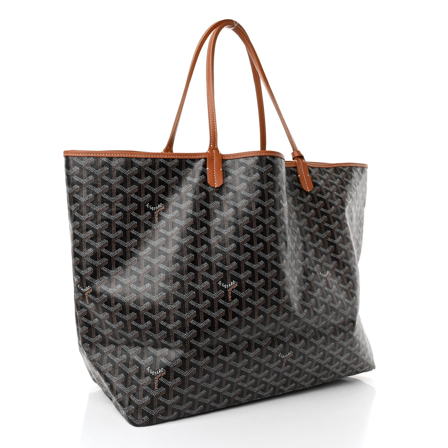 Goyard Goyardine Saint Louis GM Black Gold 4 of 11