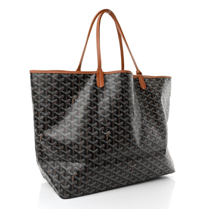 Goyard Goyardine Saint Louis GM Black Gold 4 of 11