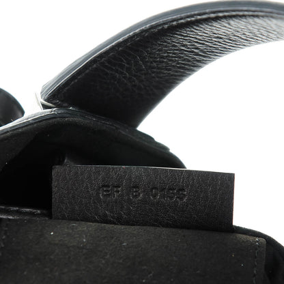 Givenchy Calfskin Small Lucrezia Drawstring Bucket Bag Black 7 of 9