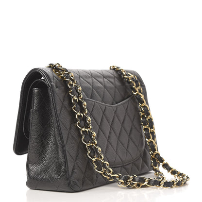 Chanel Caviar Quilted Medium Double Flap Black 4 of 9