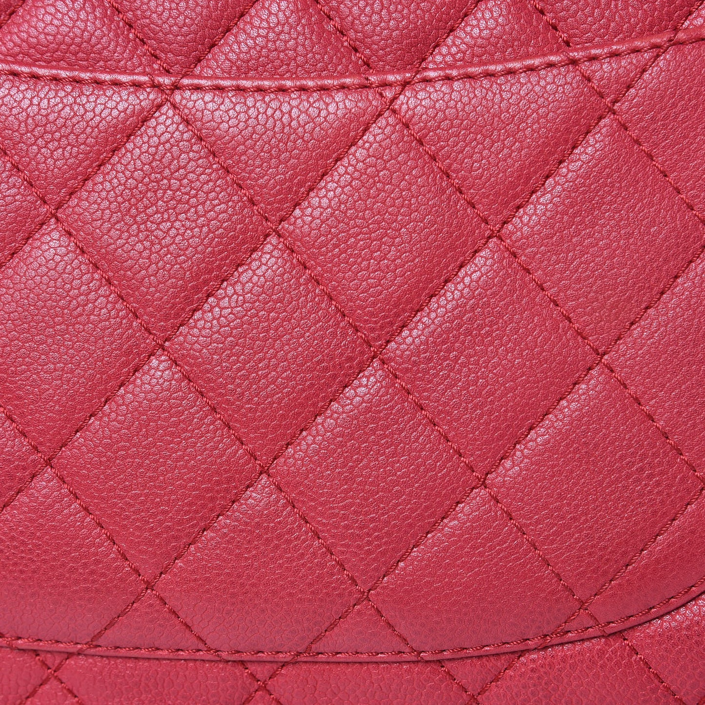 Washed Caviar Quilted Jumbo Single Flap Fuchsia