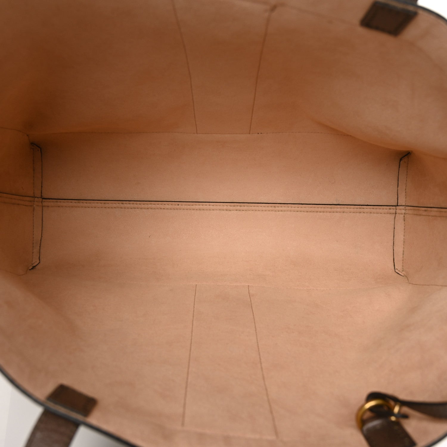 Gucci GG Supreme Monogram Web Ophidia Tote Brown 6 of 9