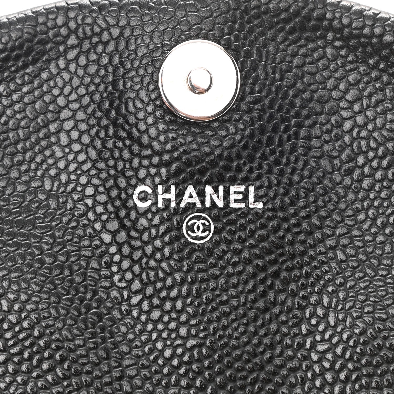 Chanel Caviar Half Moon Wallet On Chain WOC Black 6 of 12