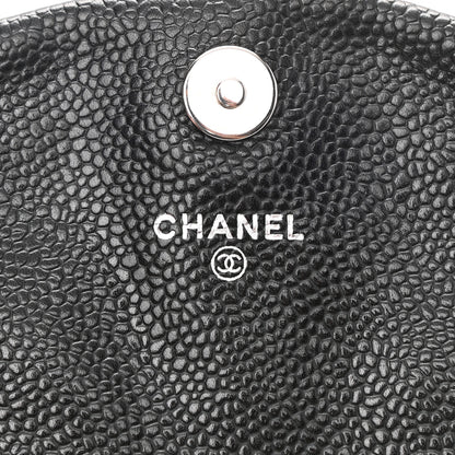 Chanel Caviar Half Moon Wallet On Chain WOC Black 6 of 12