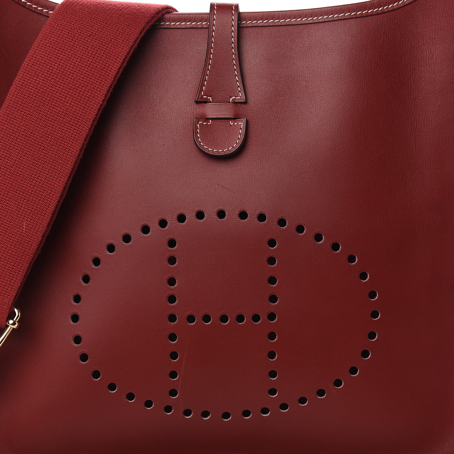 Hermes Chamonix Evelyne PM Rouge H 17 of 19