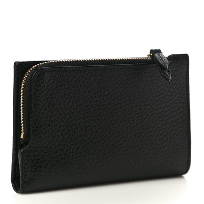 Gucci Dollar Calfskin GG Marmont Zipped Wallet Black 3 of 11