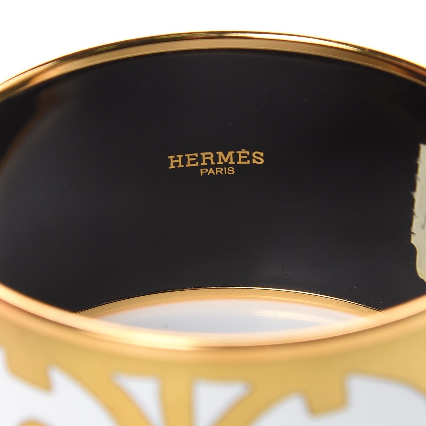 Enamel Printed Extra Wide Balcons du Guadalquivir Bracelet 70 Gold