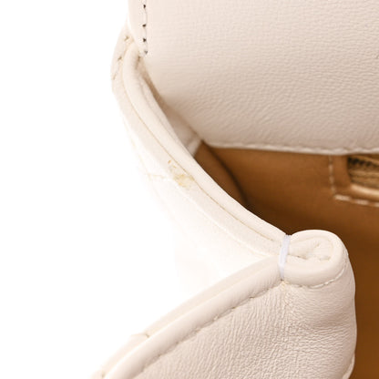 Chanel Lambskin Quilted La Parisienne Top Handle Flap White 11 of 14