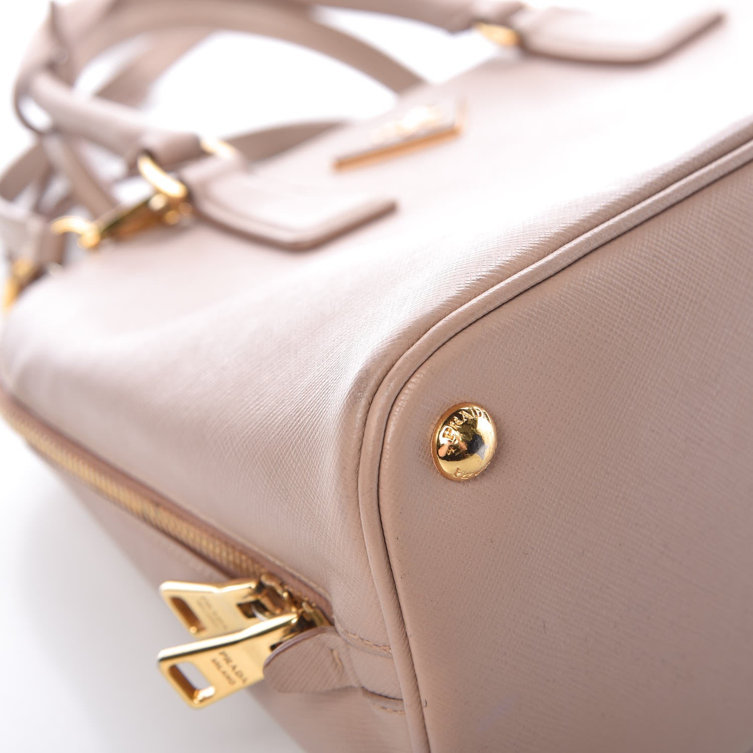 Prada Saffiano Lux Medium Promenade Tote Cammeo 12 of 16