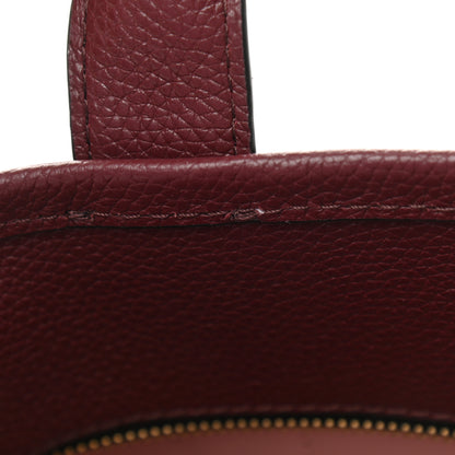 Marc Jacobs Grained Calfskin Small The Tote Bag Burgundy 12 of 12
