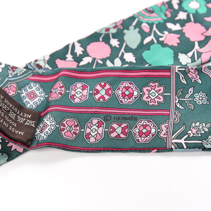 Hermes Silk Tapis Persans Twilly Lagon Vert Rose 4 of 4