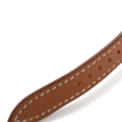 Hermes Barenia 34mm Apple Watch Double Tour Band Fauve 7 of 9