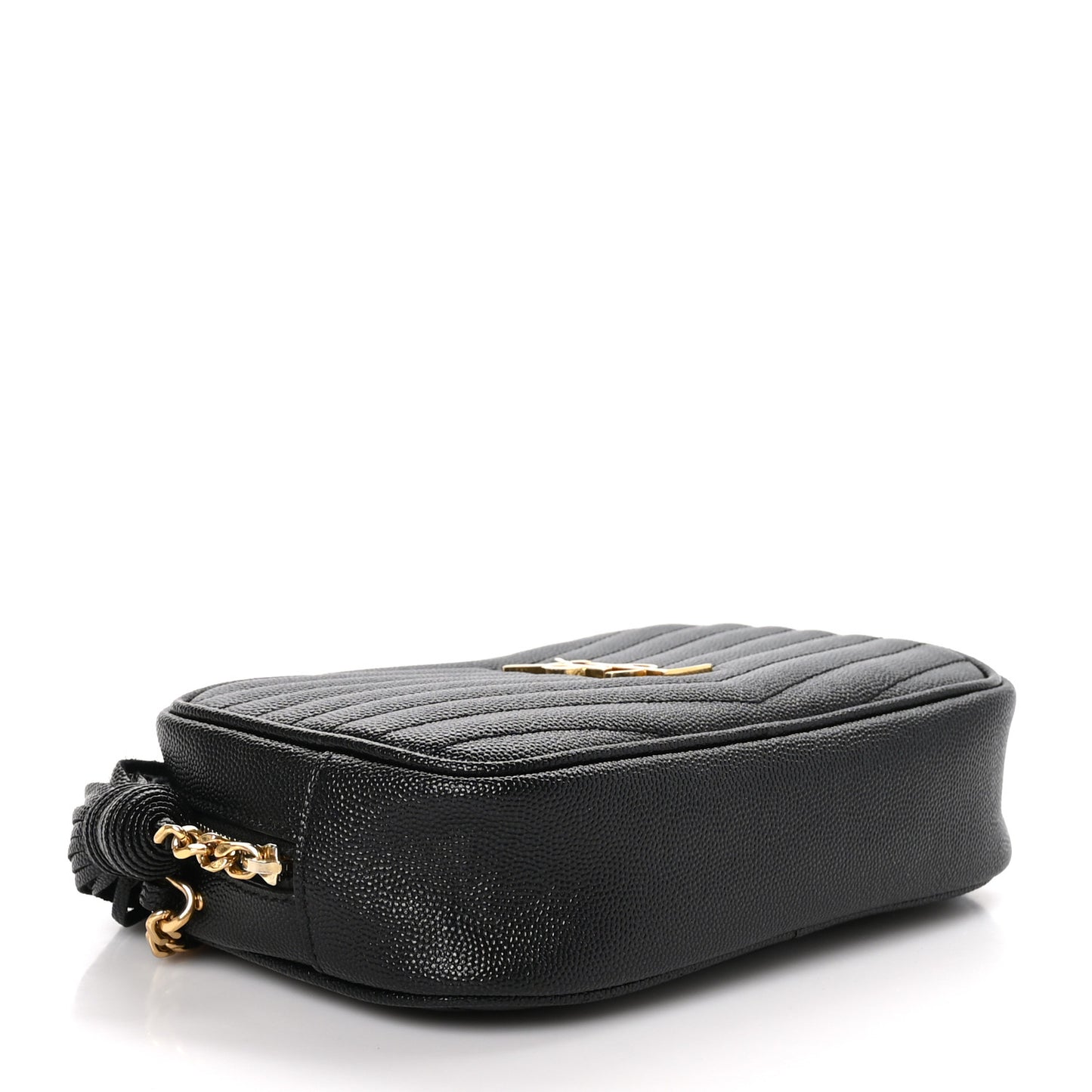 Grain De Poudre Matelasse Monogram Mini Lou Camera Bag Black