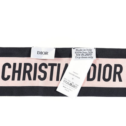 Christian Dior Silk Rosa Mutabilis Mitzah Scarf Beige 3 of 3