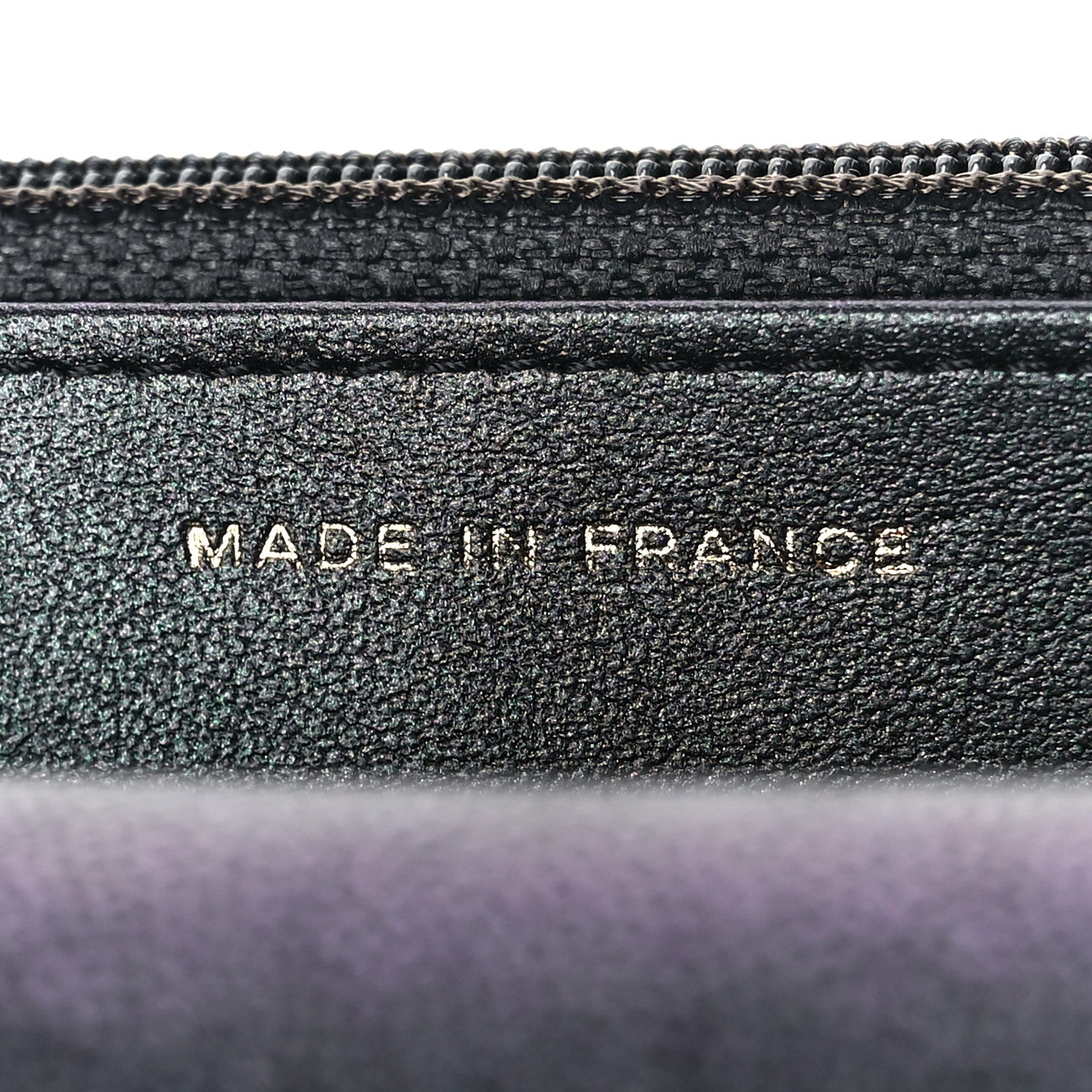 Chanel Iridescent Caviar Quilted Wallet On Chain WOC Black 7 of 11