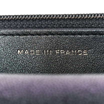 Chanel Iridescent Caviar Quilted Wallet On Chain WOC Black 7 of 11