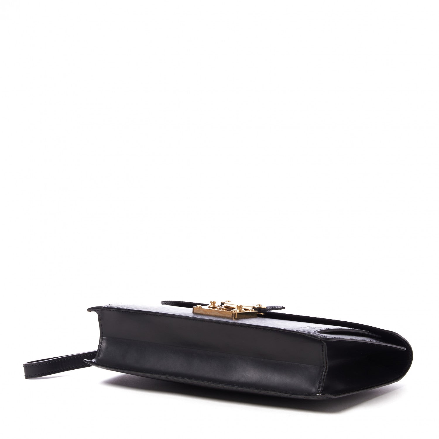 Louis Vuitton Epi Pochette Sellier Dragonne Clutch Black 3 of 8