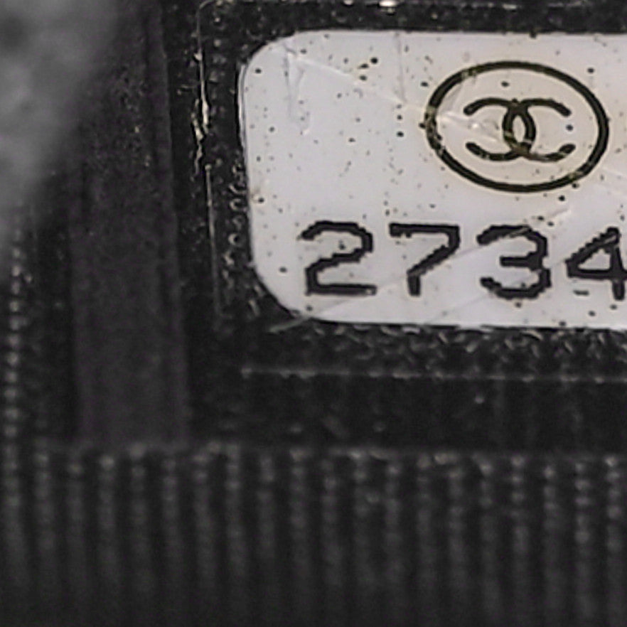 Chanel Caviar CC Classic Zip Pouch Black 7 of 9