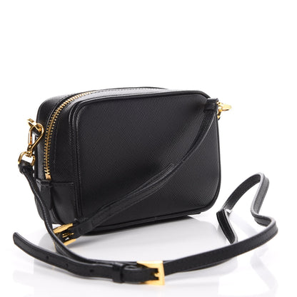 Prada Saffiano Mini Camera Crossbody Bag Nero Black 4 of 10