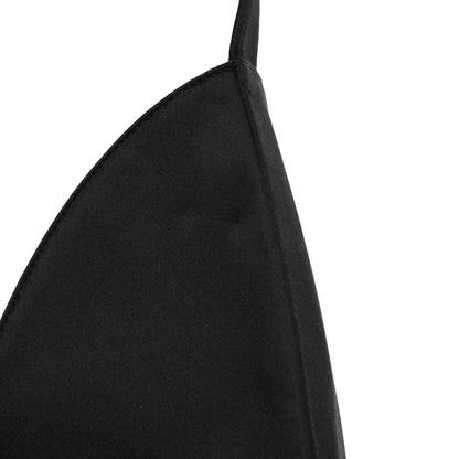 Prada Satin Raso Shoulder Bag Black 9 of 10