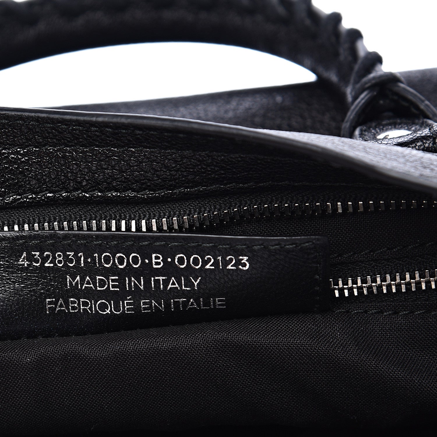 Balenciaga Chevre Silver Metallic Edge Hardware S City Black 6 of 9