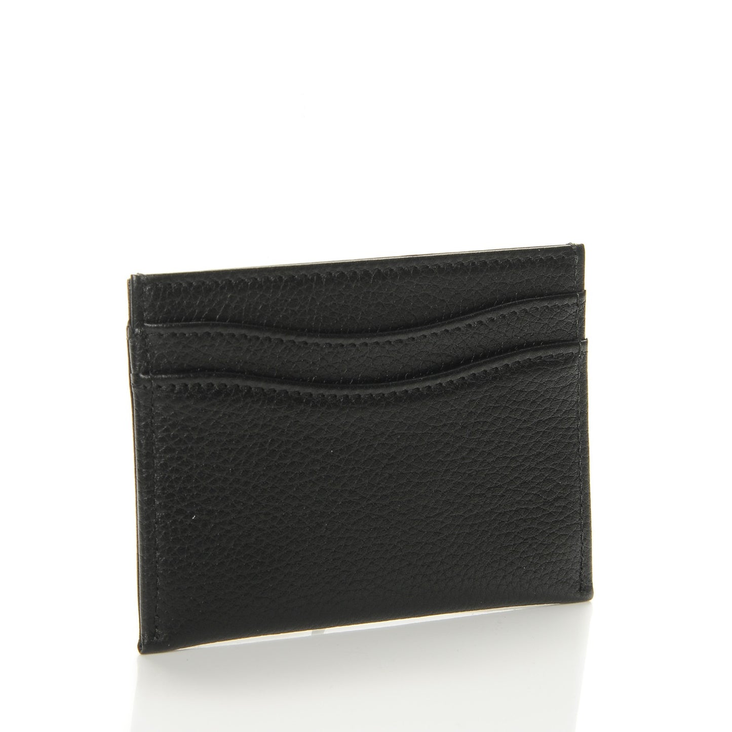 Calfskin CC Card Holder Black