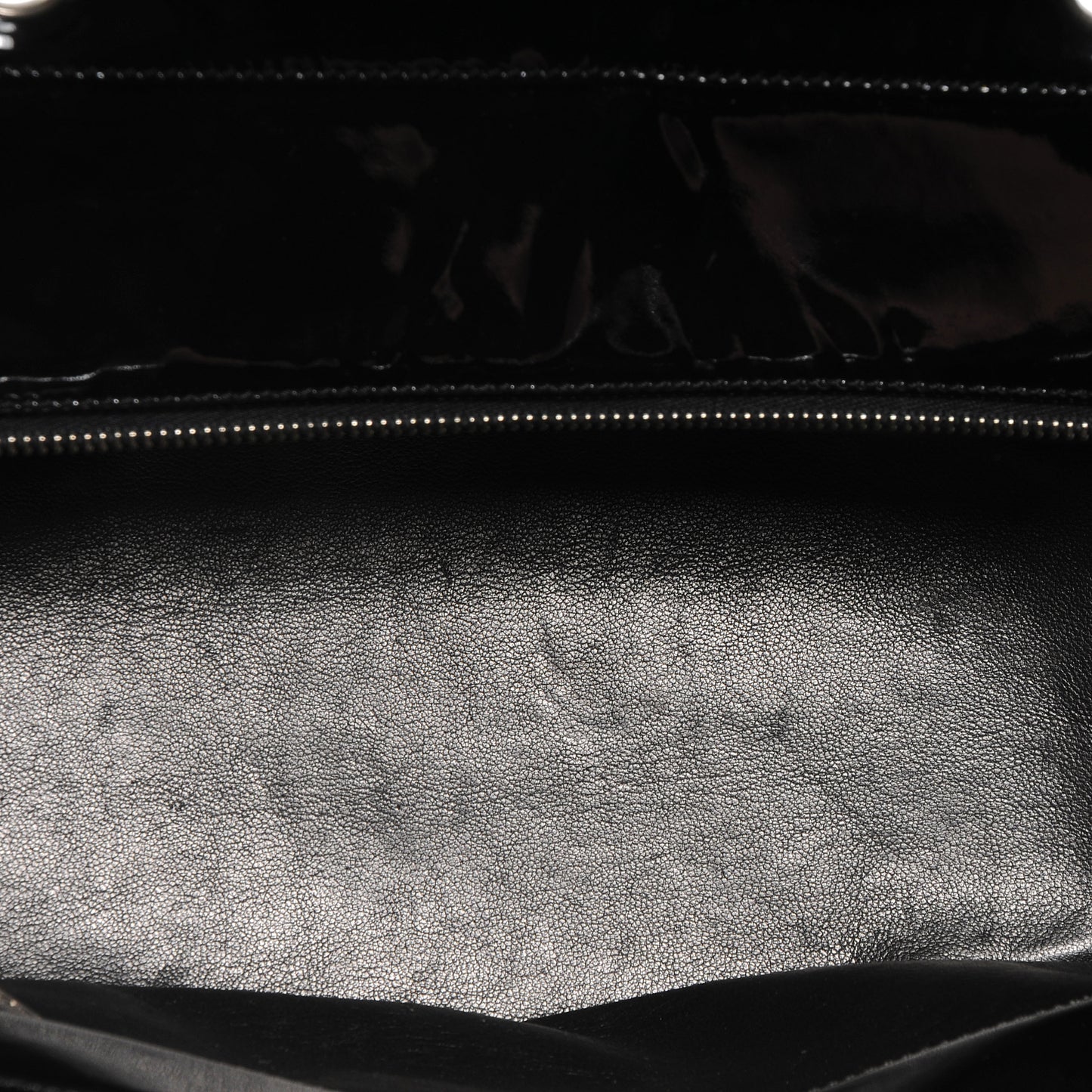 Patent Petit Timeless Shopping Tote PTT Black