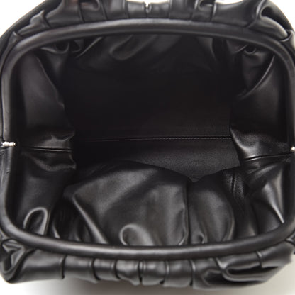 Bottega Veneta Smooth Butter Calf The Pouch Oversized Clutch Black 5 of 9