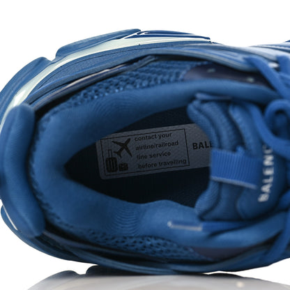 Balenciaga Mesh Nylon Mens Track LED Sneakers 43 Blue Grey White 6 of 8