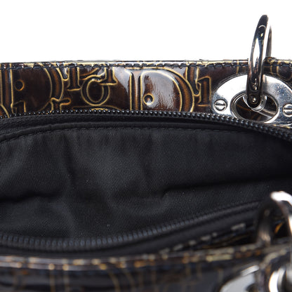 Christian Dior Patent Ultimate Medium Lady Dior Brown 19 of 19