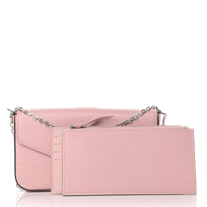 Louis Vuitton Epi Pochette Felicie Rose Ballerine 2 of 7