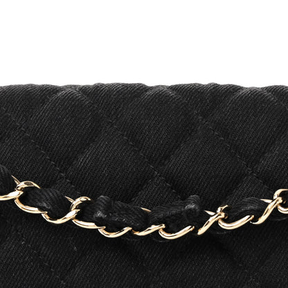 Chanel Denim Braided Medium Flap Bag Black 8 of 11