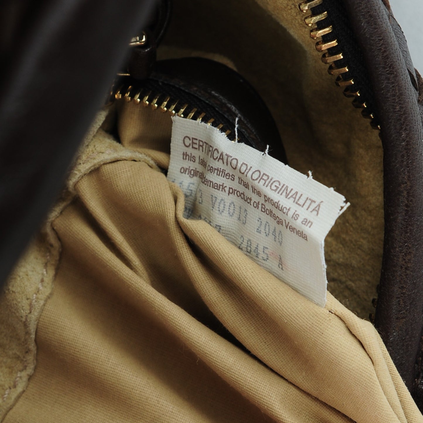 Nappa Intrecciato Medium Veneta Hobo Ebano