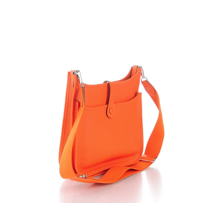 Hermes Taurillon Clemence Evelyne III PM Feu 3 of 7