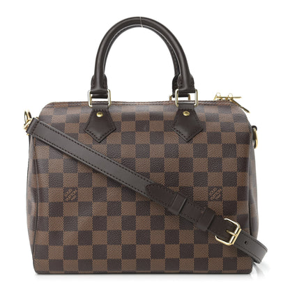 Louis Vuitton Damier Ebene Speedy Bandouliere 25 1 of 11