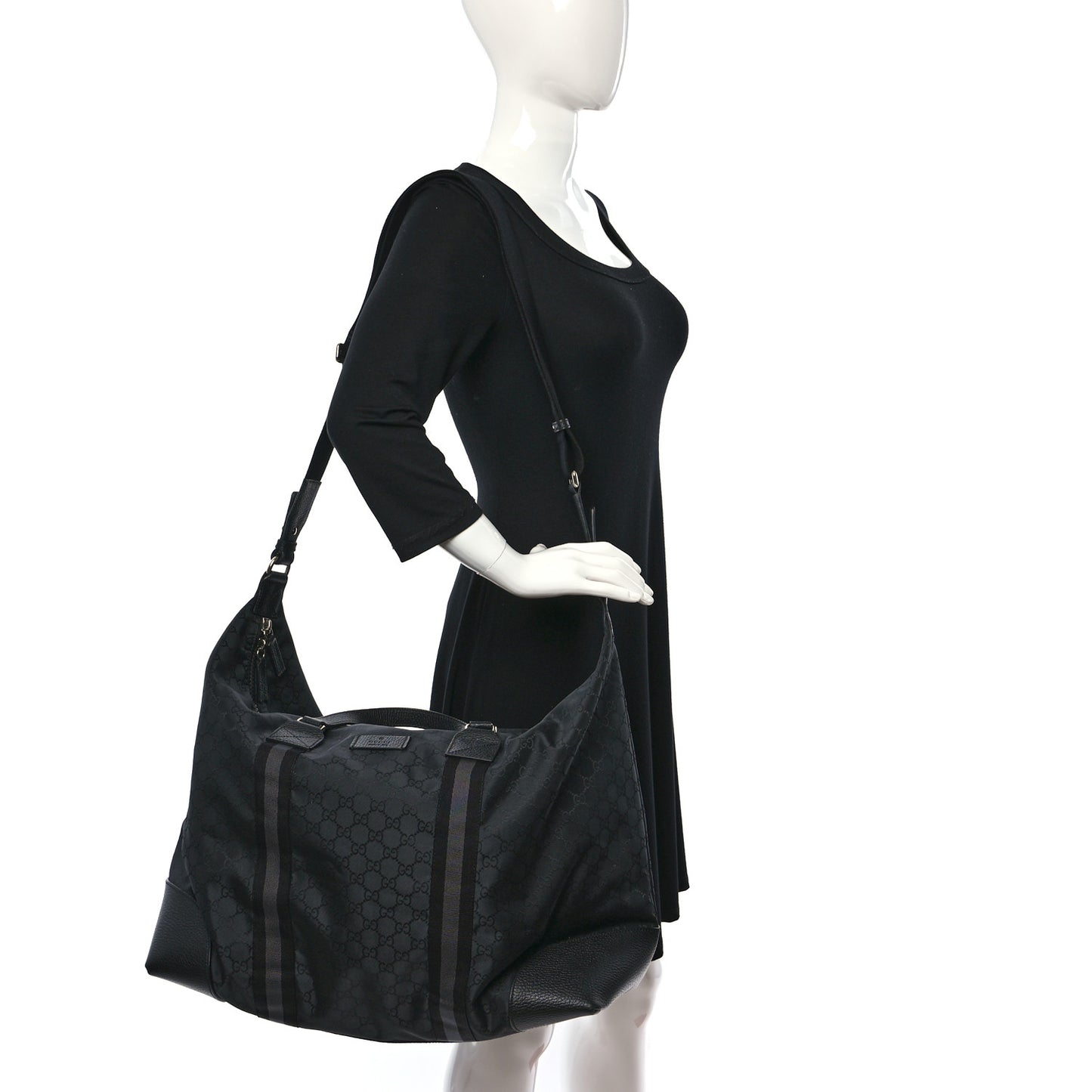 Nylon Monogram XL Duffle Bag Black