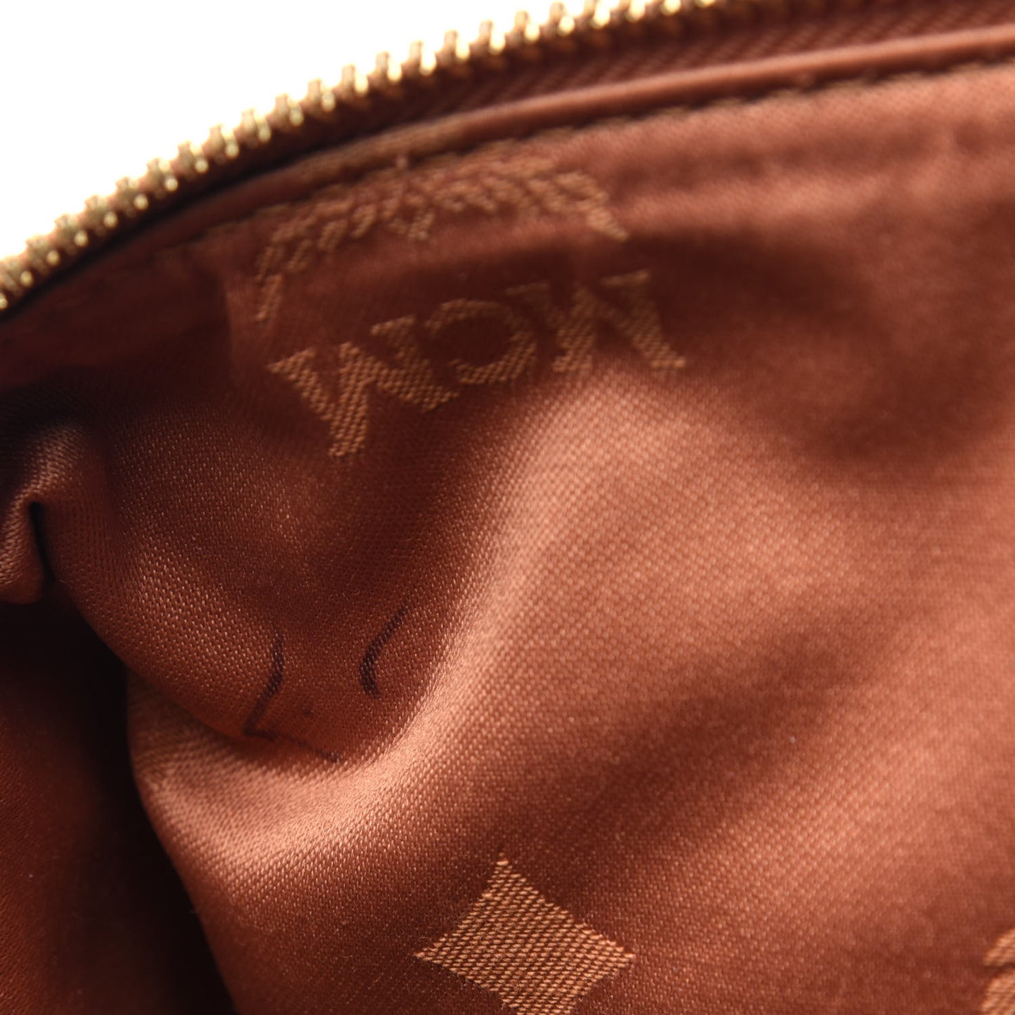 Visetos Dog Bone Boston Bag Cognac
