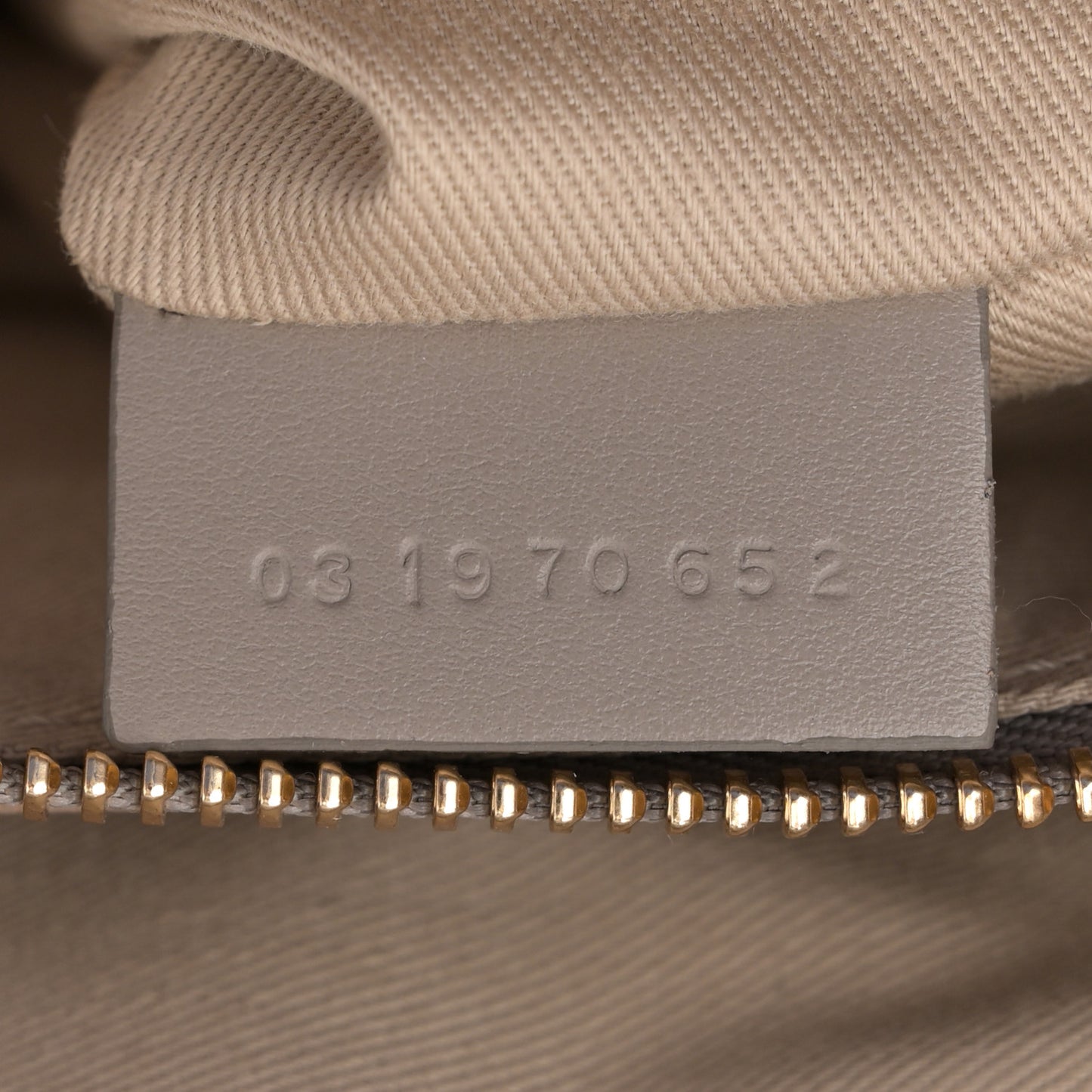 Grained Calfskin Medium Aby Day Shoulder Bag Motty Grey