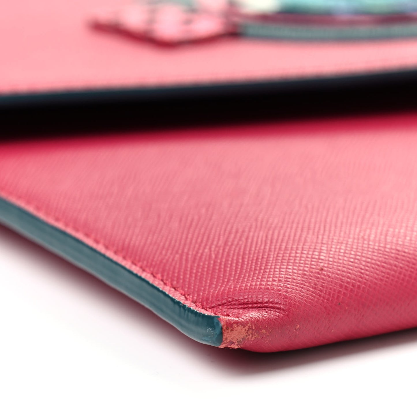 Saffiano Craig And Karl Clutch Pink