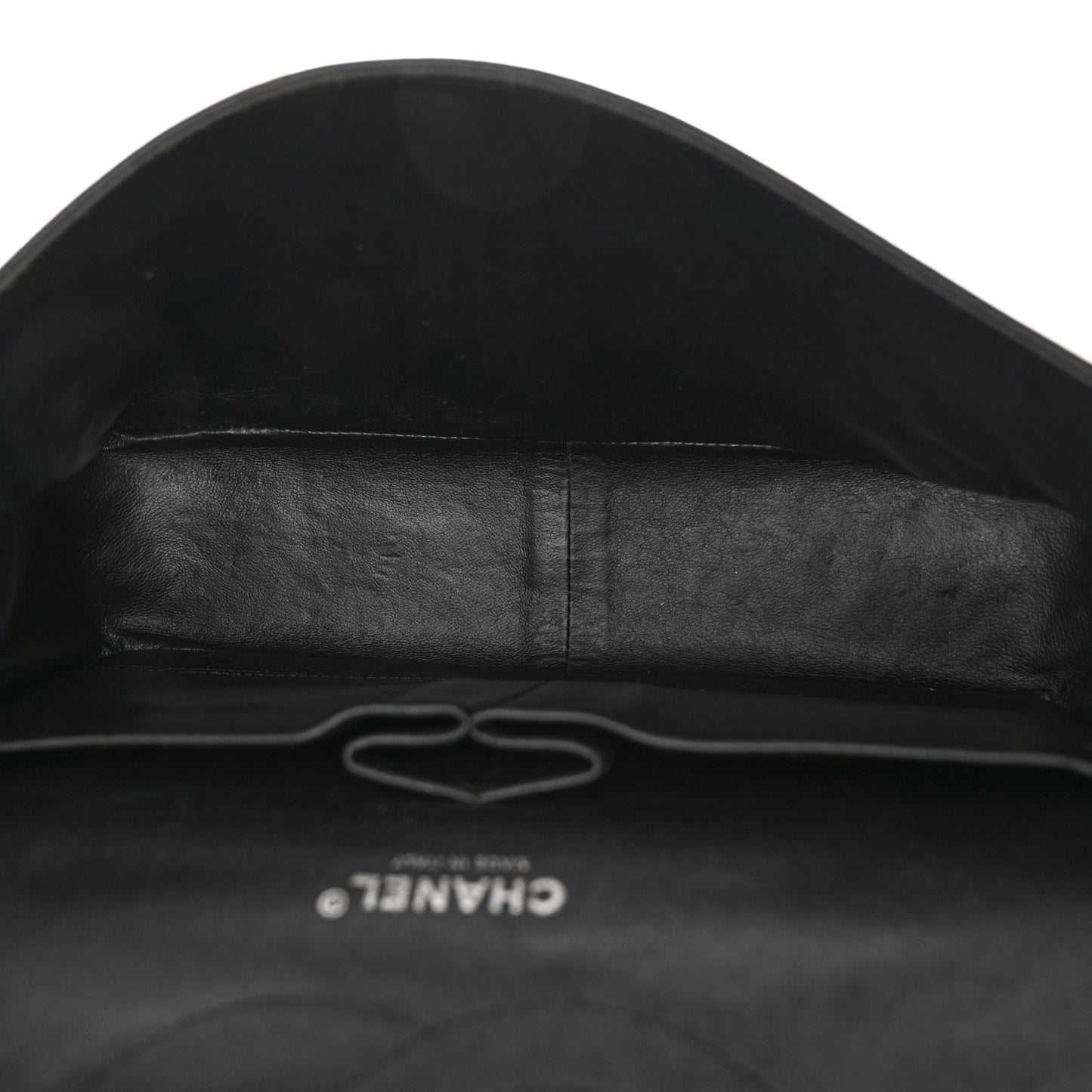 Lambskin Quilted Jumbo Double Flap So Black