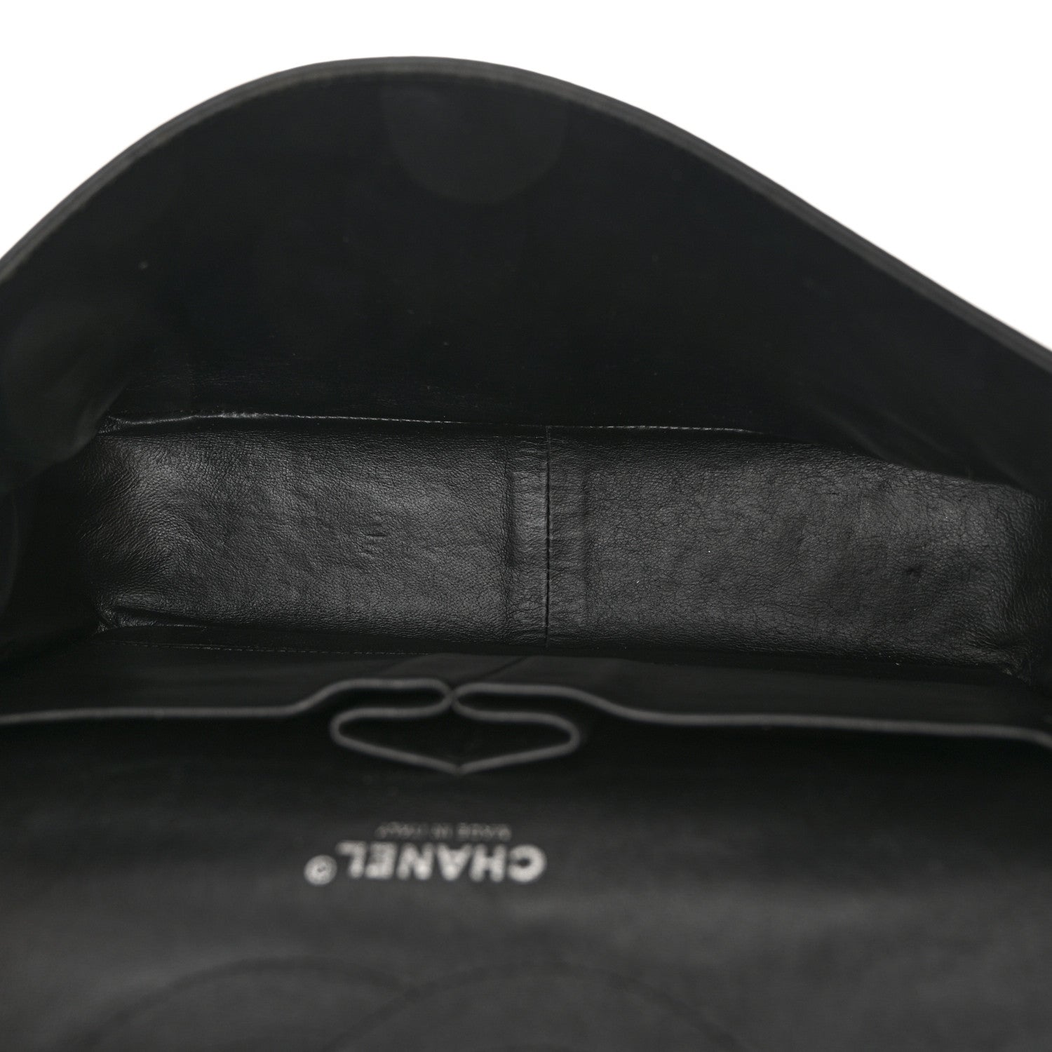 Chanel Lambskin Quilted Jumbo Double Flap So Black 5 of 13