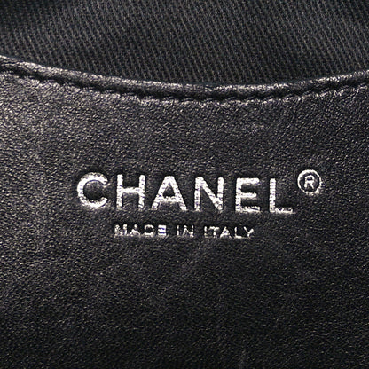 Chanel Iridescent Calfskin Large Just Mademoiselle Bowling Bag Black 6 of 11