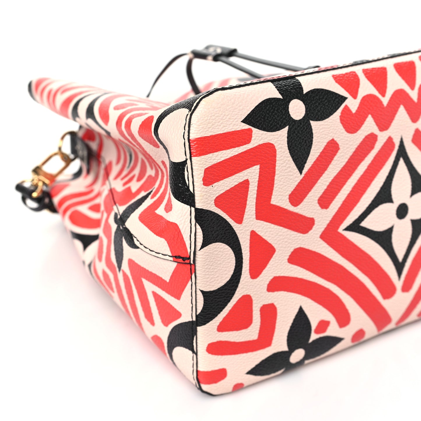 Monogram Giant Crafty NeoNoe MM Creme Rouge Black
