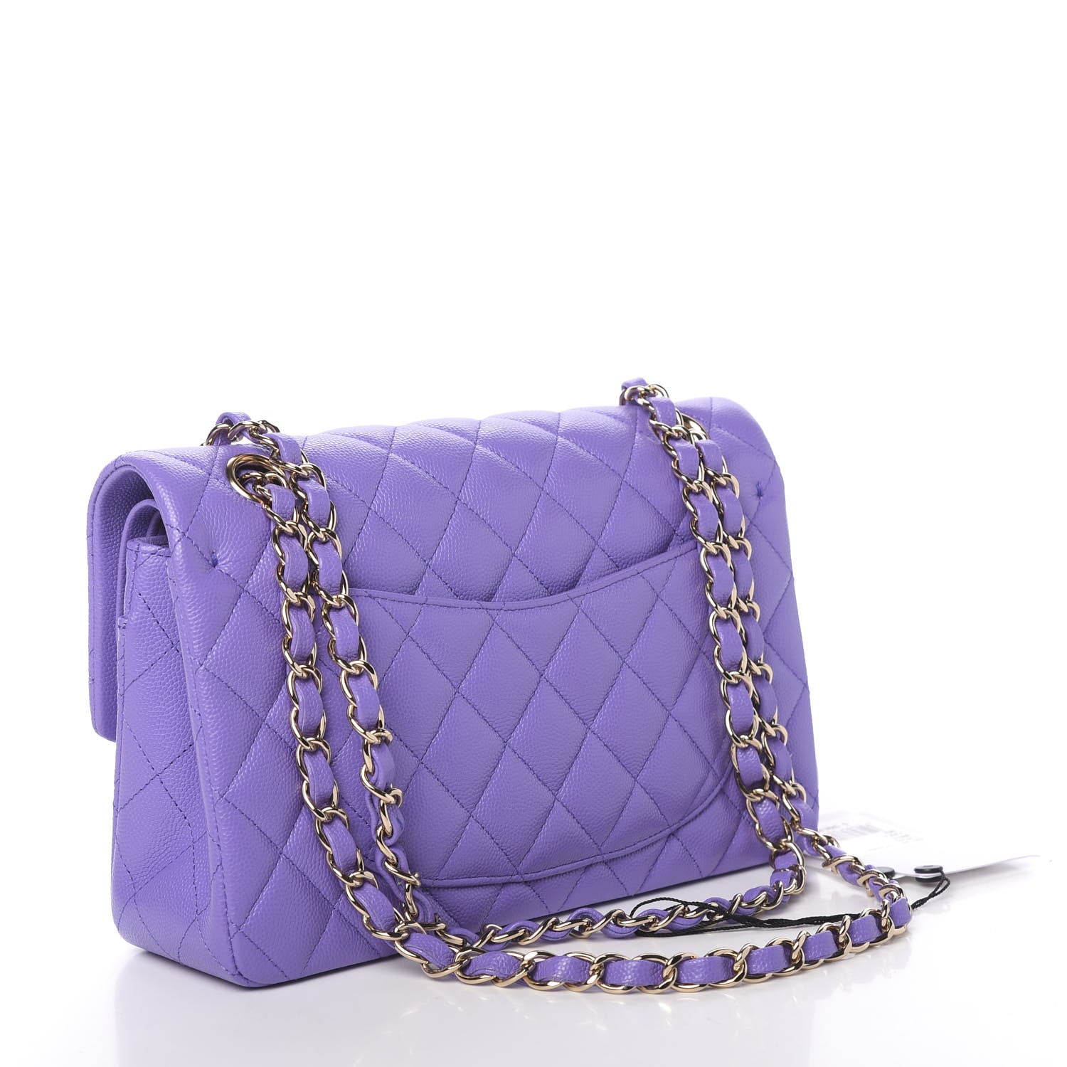 Chanel Caviar Quilted Small Double Flap Purple 2 of 11