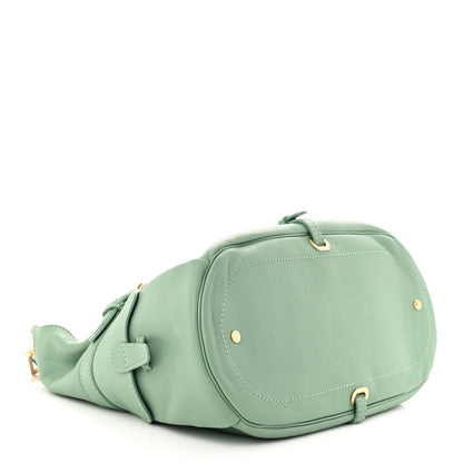 Jimmy Choo Calfskin Large Tulita Green 4 of 14